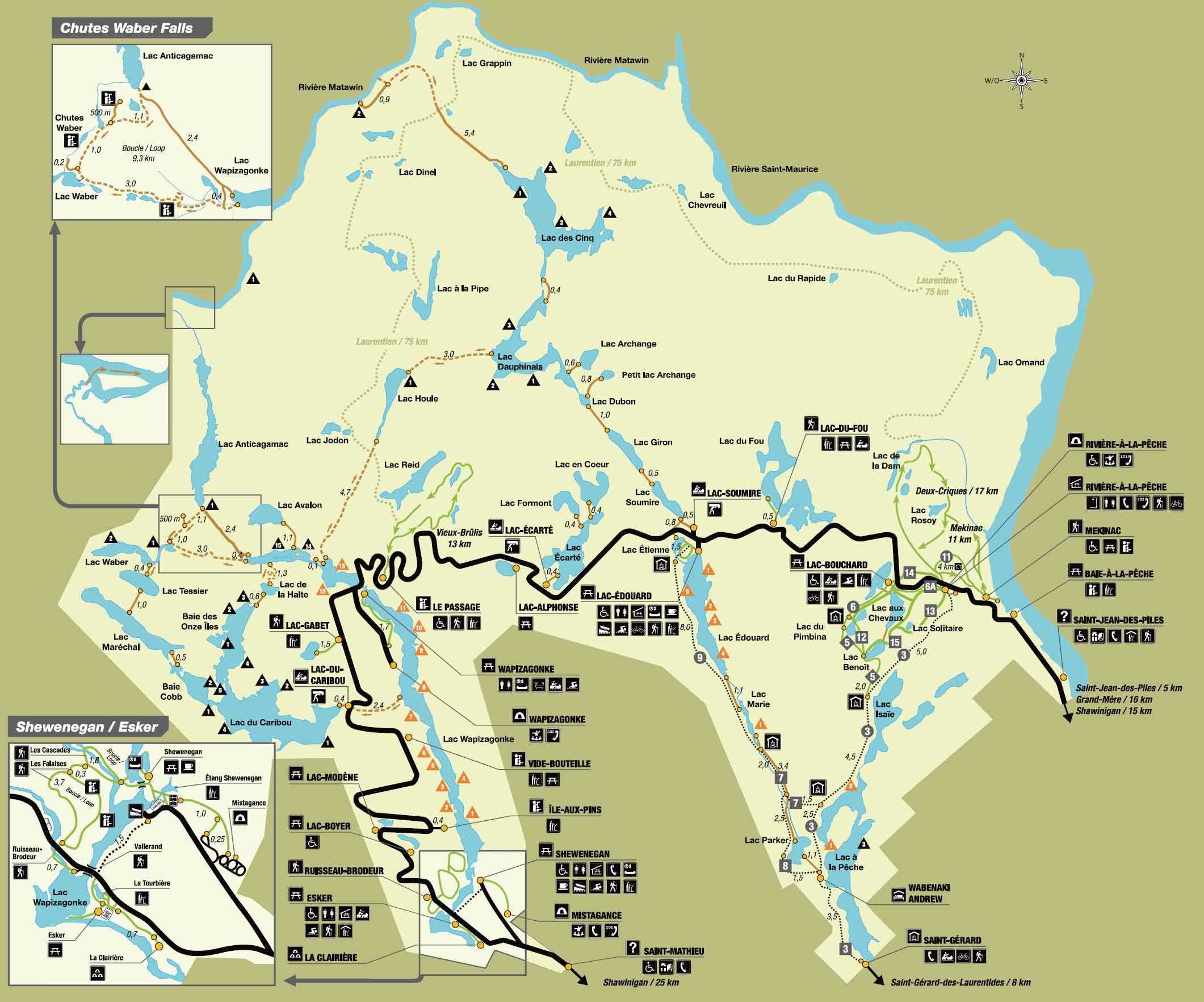 Carte-Parc-National-Mauricie