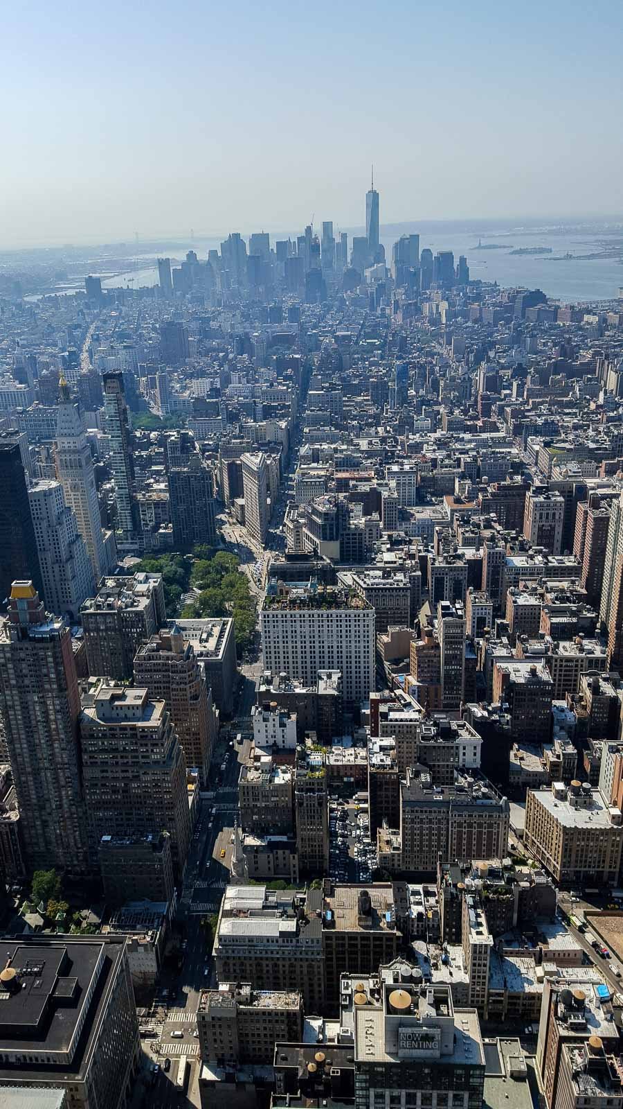 NYC2015- vue depuis empire state building