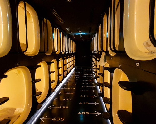 Capsule Hotel à Tokyo