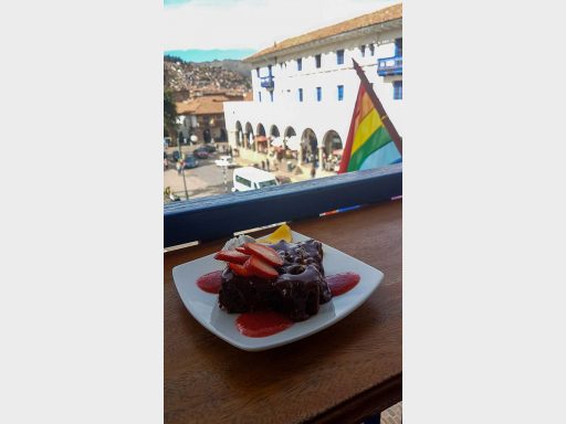 Brownie au musée du chocolat de Cusco