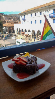 Brownie au musée du chocolat de Cusco
