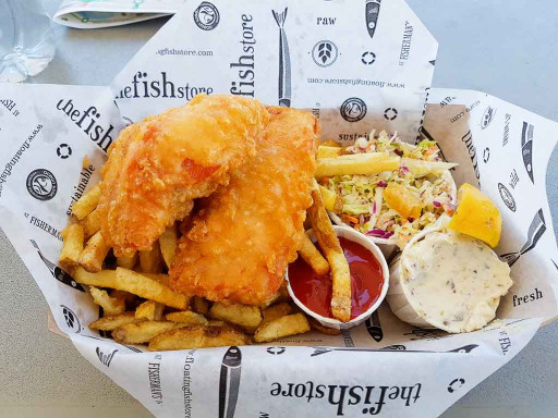 Fish and chips au saumon de Victoria