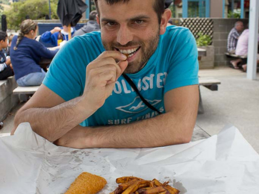 Fish and Chips à la Kumara