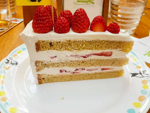 Gâteau au musée Ghibli